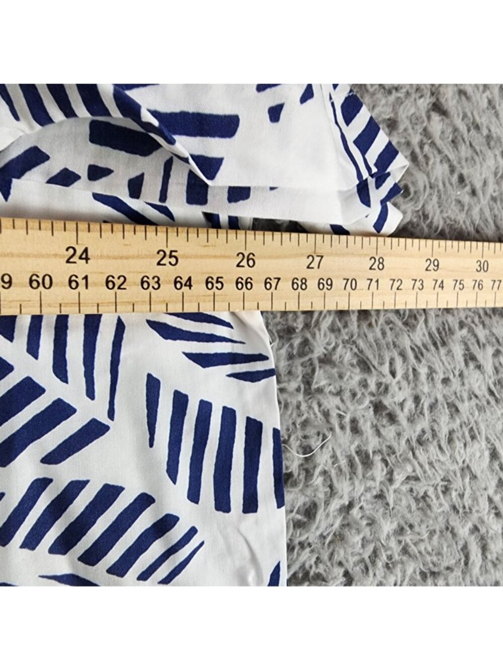 PX Shirt Mens XL White & Blue Print Short Sleeve Button Up *NWT* - Picture 7 of 10